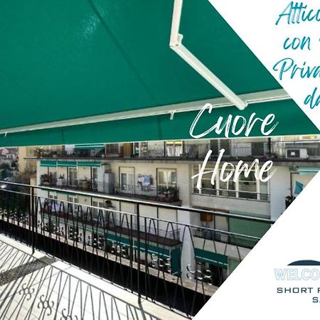 Wh - Cuore Home - Attico Monolocale Con Parcheggio Gratuito - 5 Minuti Dal Centro - Wifi San Remo Exterior foto